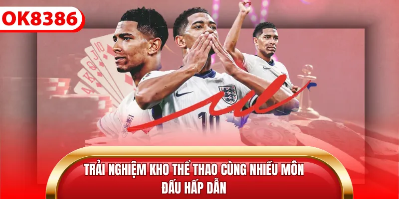 Trải nghiệm kho thể thao cùng nhiều môn đấu hấp dẫn